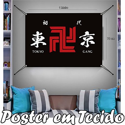 Bandeira Decorativa Tokyo Revengers. Mod3